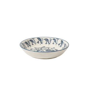 16-Piece Dinnerware Set for 4 - Stoneware - Valencia Flor - Iris Blue