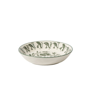 Valencia Flor - 16-Piece Dinnerware Set for 4, Fern Green