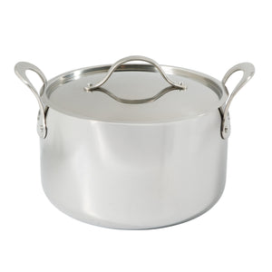 8 Quart Stock Pot with Lid - Tri-Ply Stainless Steel