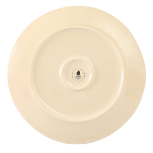 Montecito Breeze - 16-Piece Dinnerware Set for 4 - Reactive Glaze Stoneware, Marble Dawn Cream