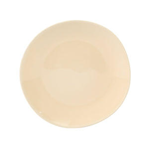 Montecito Breeze - 16-Piece Dinnerware Set for 4 - Reactive Glaze Stoneware, Marble Dawn Cream