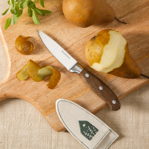 3.5 Inch Paring Knife - German Steel with Walnut Wood Forged Handle