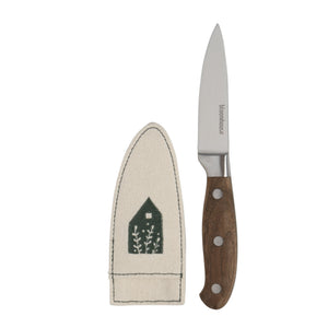 3.5 Inch Paring Knife - German Steel with Walnut Wood Forged Handle