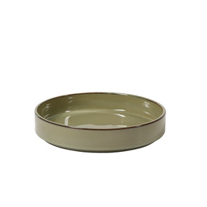 Bloomhouse - Two Time Oprah's Favorite Things WInner - Santorini Mist 16 Piece Double Bowl Terracotta Dishes Reactive Glaze Plates and Bowls Dinnerware Set - Assorted Colors - Service for 4