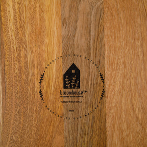 Square Charcuterie Board with Handle - Mango Wood