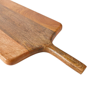 Rectangular Charcuterie Board with Handle - Mango Wood
