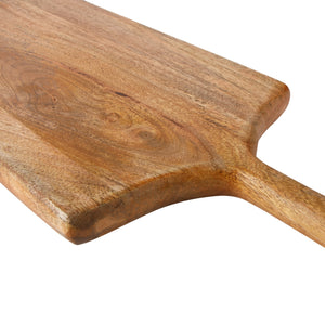 Rectangular Charcuterie Board with Handle - Mango Wood