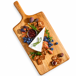 Rectangular Charcuterie Board with Handle - Mango Wood