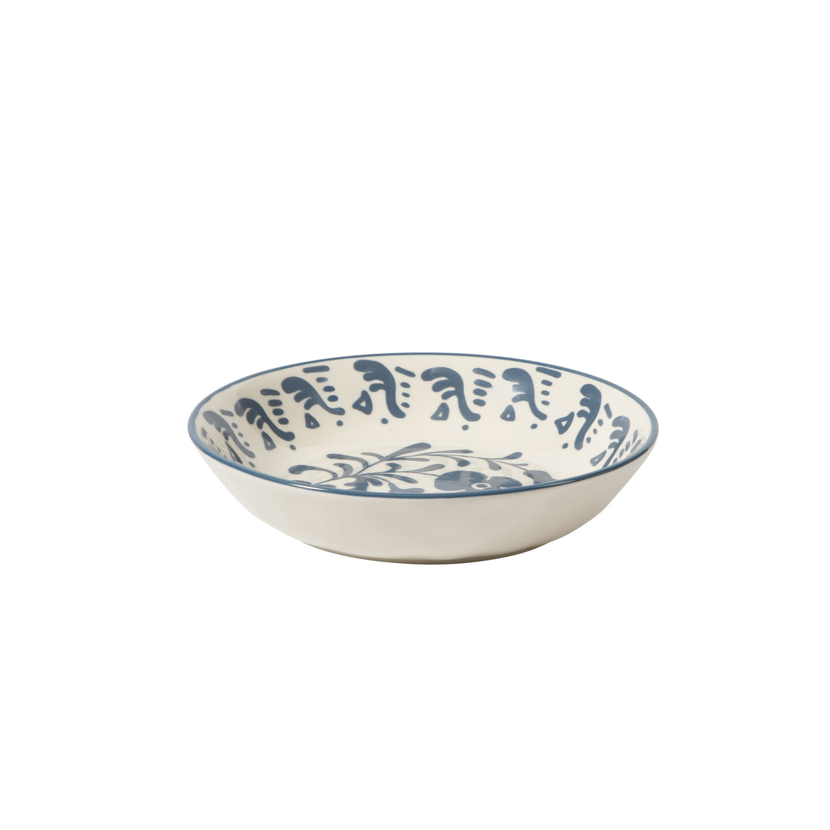 16-Piece Dinnerware Set for 4 - Stoneware - Valencia Flor - Iris Blue
