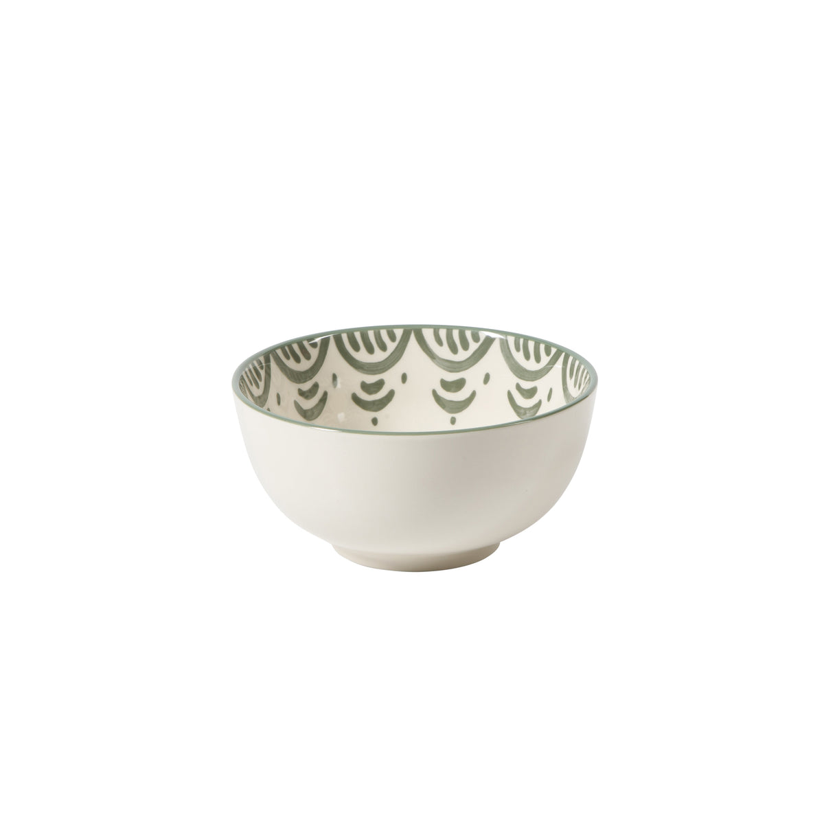 Valencia Flor - 16-Piece Dinnerware Set for 4, Fern Green