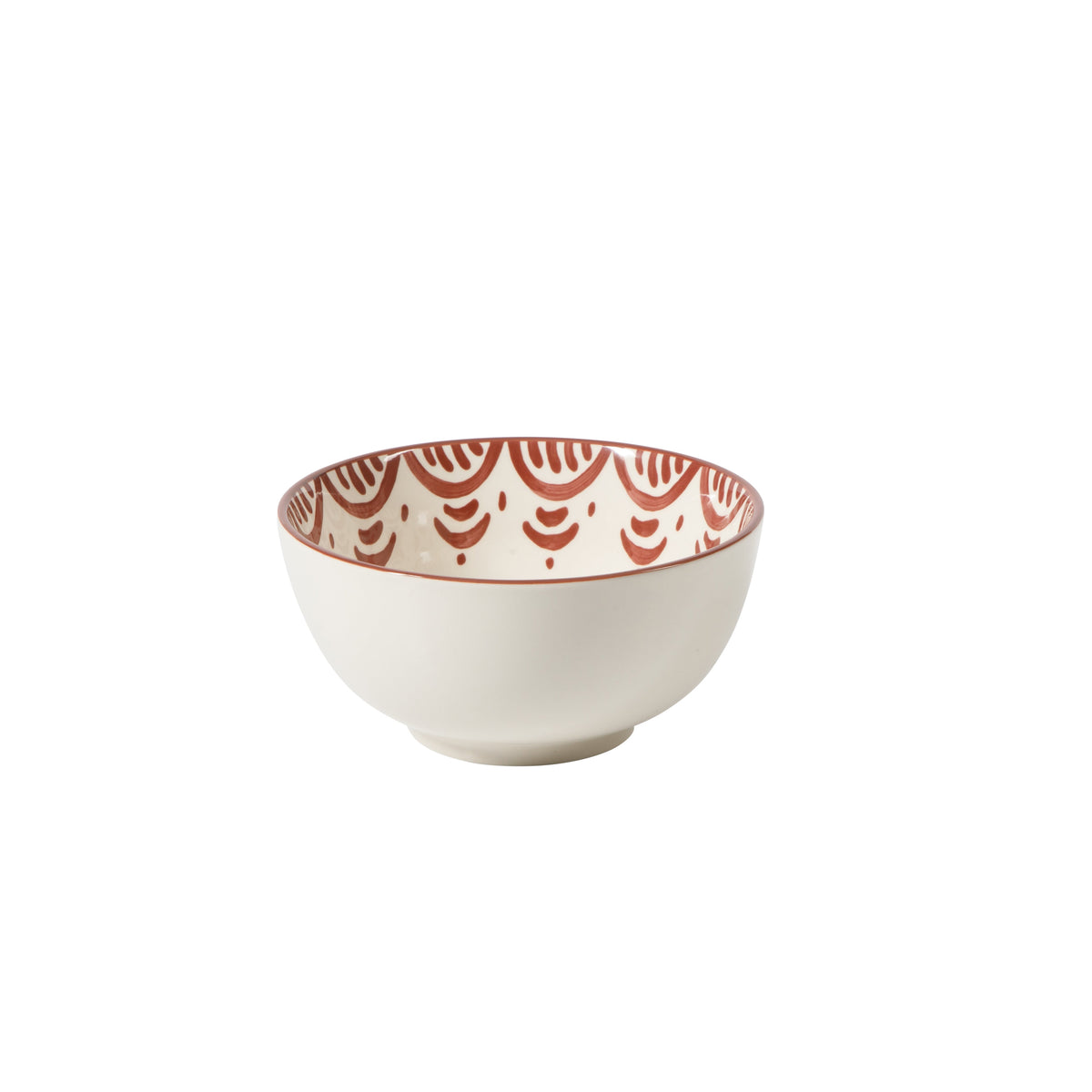 Valencia Flor - 16-Piece Dinnerware Set for 4, Pomegranate Red