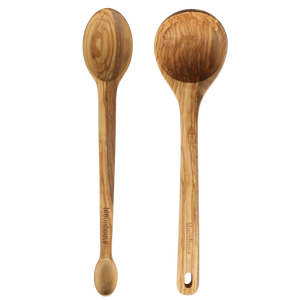 Bloomhouse Italian Olive Wood 2 Piece Extra-Large Kitchen Tool Set