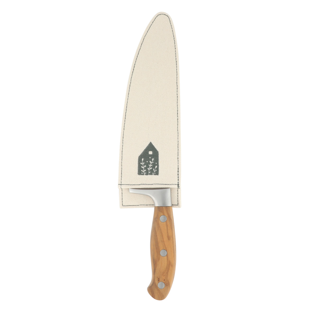 Bloomhouse 5 Inch Utility Knife made with Olive Wood and German Steel -  bloomhousecollection