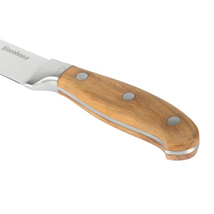 Bloomhouse 8 Inch Slicer Knife made with Olive Wood and German Steel