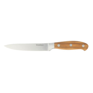 Bloomhouse 5 Inch Utility Knife made with Olive Wood and German Steel