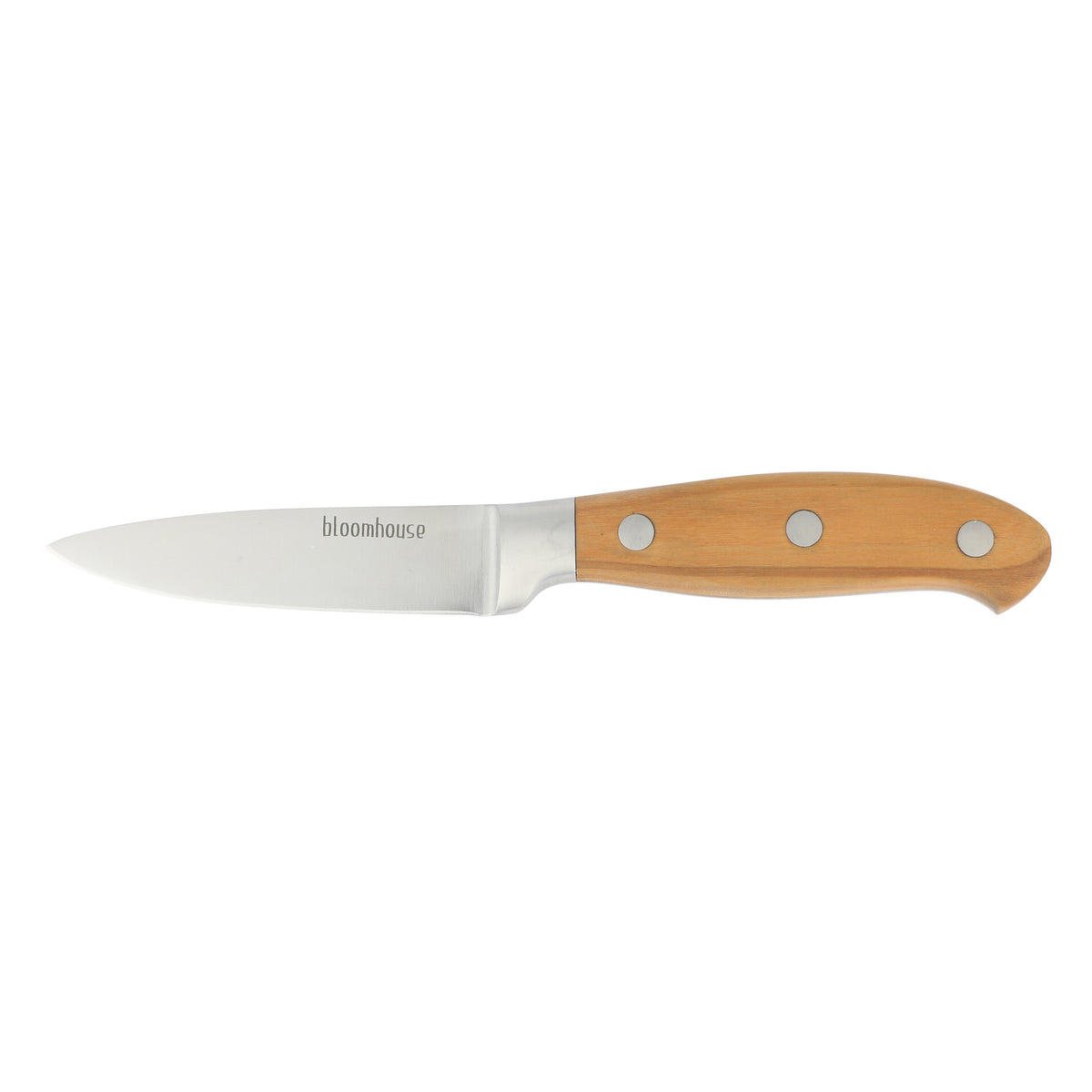 Bloomhouse Italian 4 Inch Paring Knife made with Olive Wood and German Steel