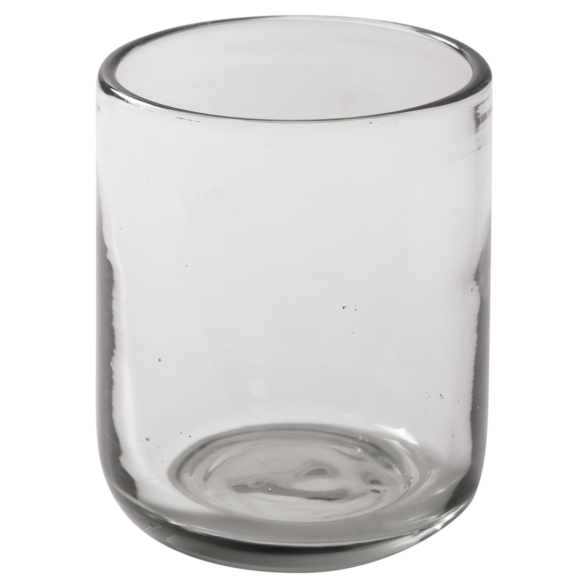 Bloomhouse Sayulita Spring 8 Piece Hand Made 16 oz Clear Glass Double Old Fashioned Set w/ Coasters