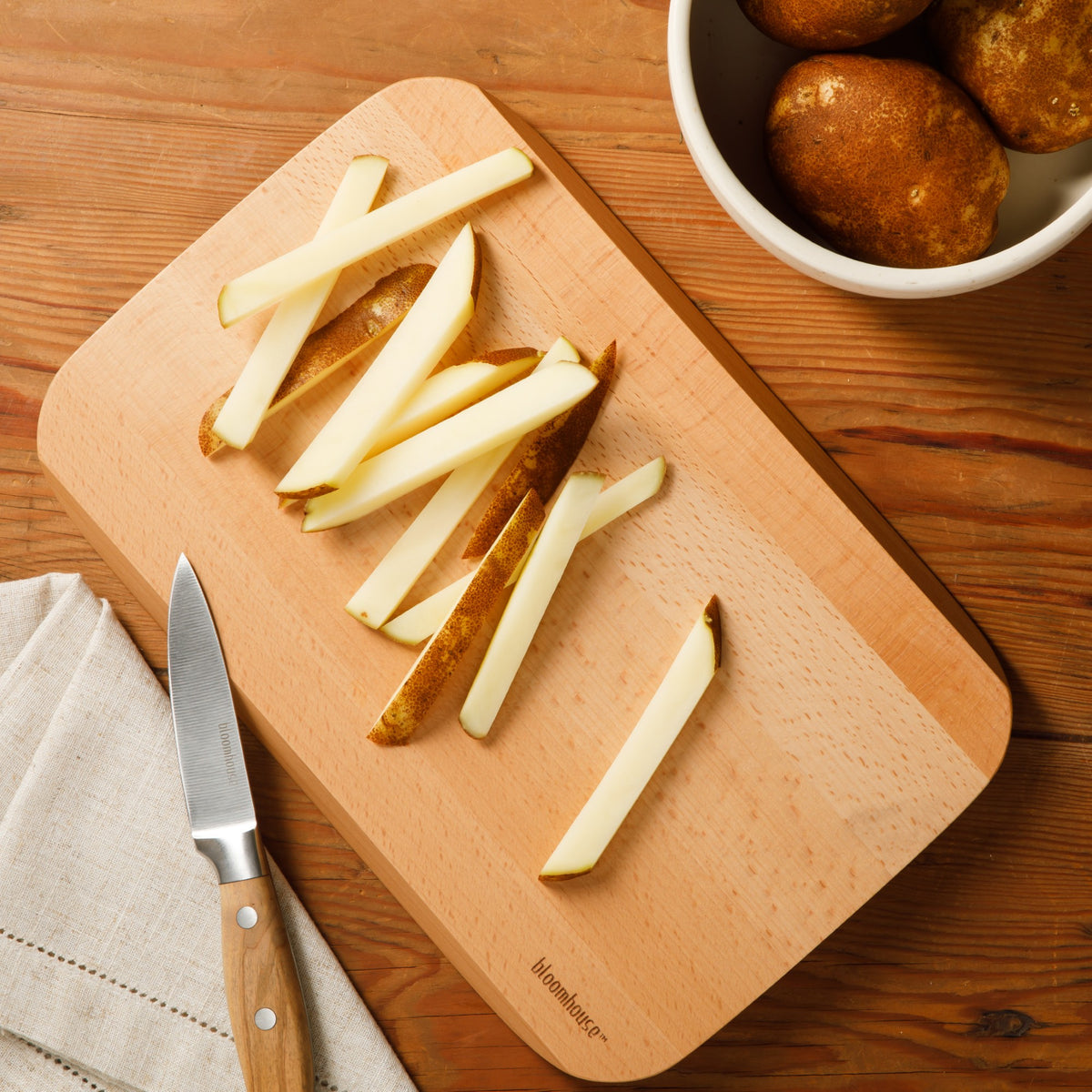 Bloomhouse Oil Coated Italian Beech Wood Cutting Board