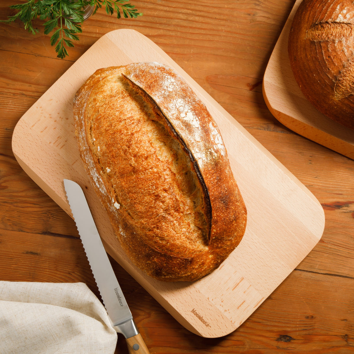 Bloomhouse Oil Coated Italian Beech Wood Cutting Board