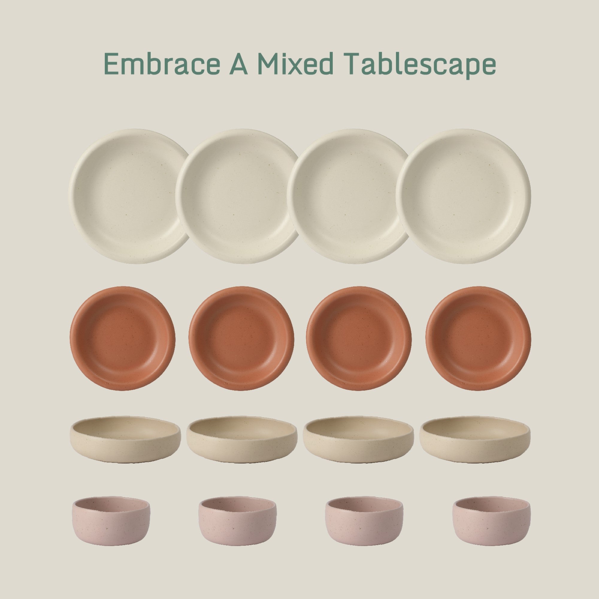 Corsica Clay 16 Piece Dinnerware Set, Assorted - bloomhouse