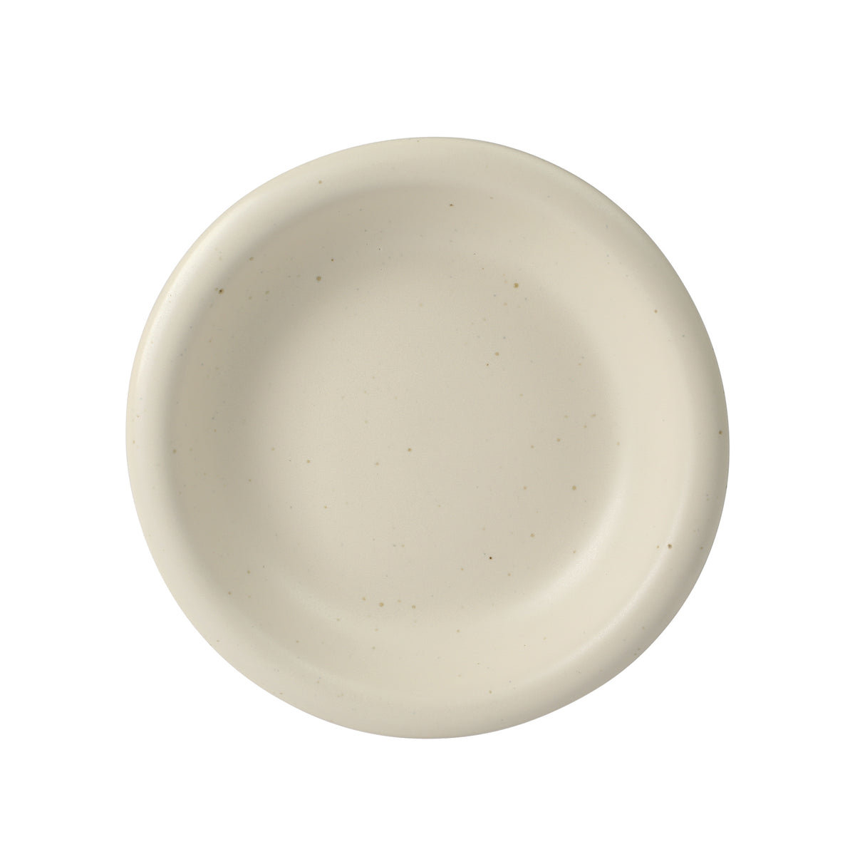Corsica Clay - 12-Piece Dinnerware Set - Reactive Glaze Stoneware - Sea Salt White