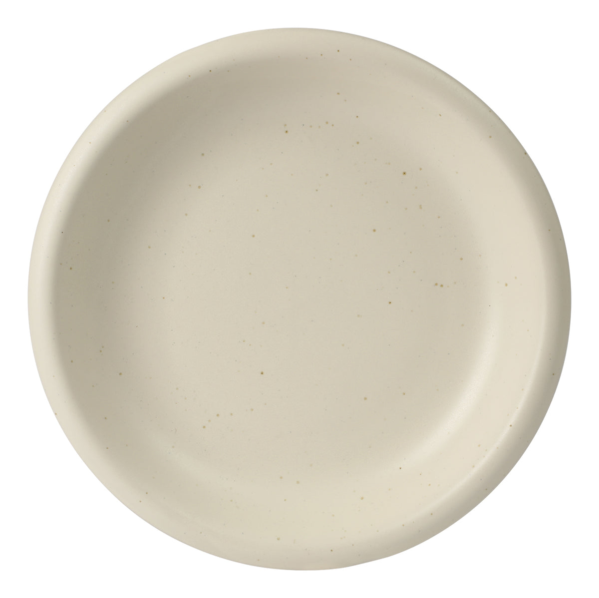 Corsica Clay - 12-Piece Dinnerware Set - Reactive Glaze Stoneware - Sea Salt White