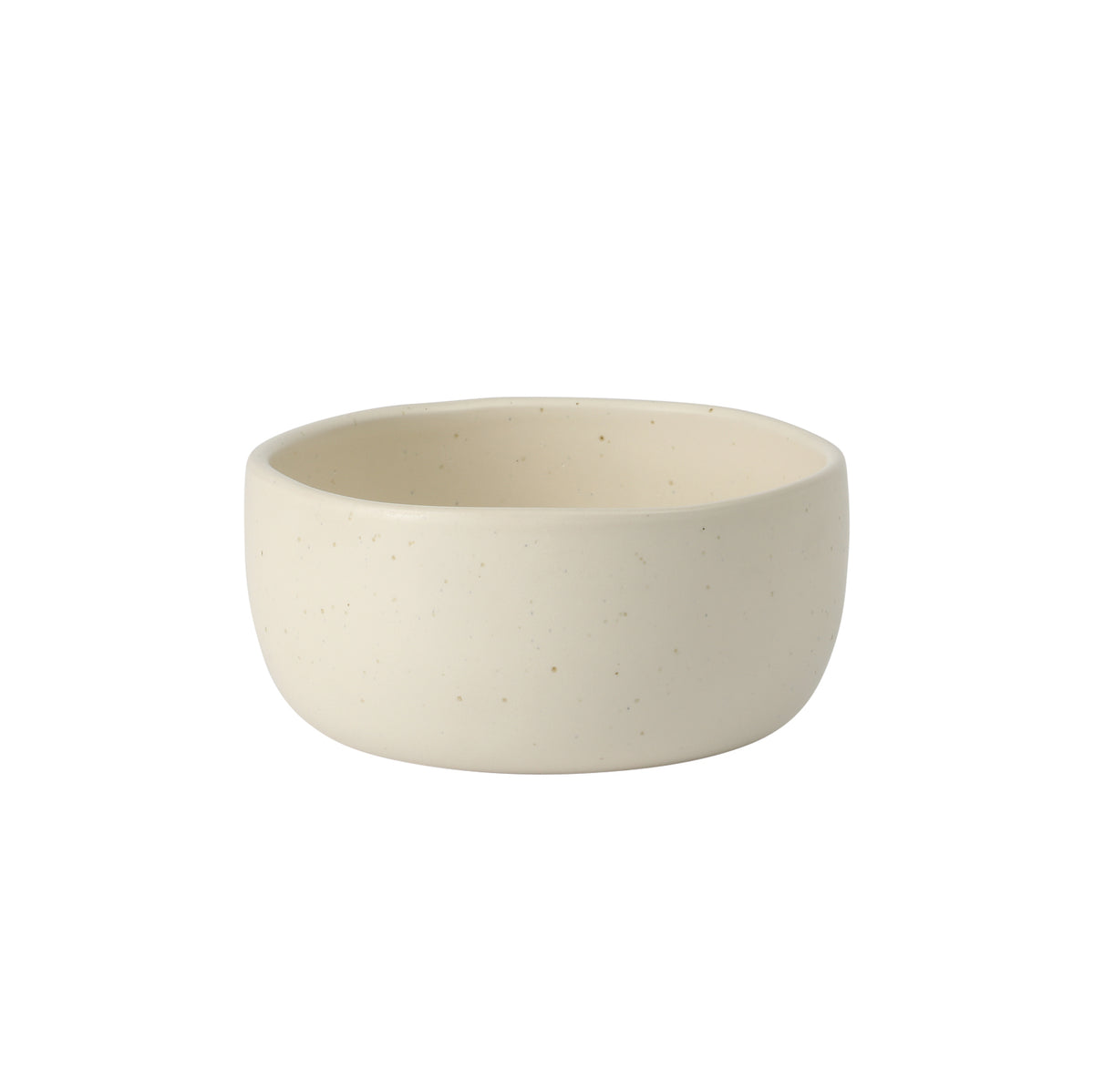 Corsica Clay - 12-Piece Dinnerware Set - Reactive Glaze Stoneware - Sea Salt White