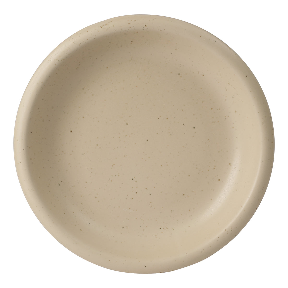 Corsica Clay - 12-Piece Dinnerware Set - Reactive Glaze Stoneware - Cappuccino Cream