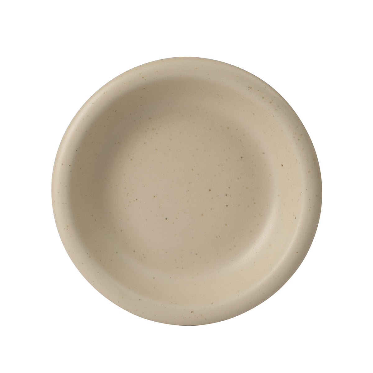 Corsica Clay - 12-Piece Dinnerware Set - Reactive Glaze Stoneware - Cappuccino Cream