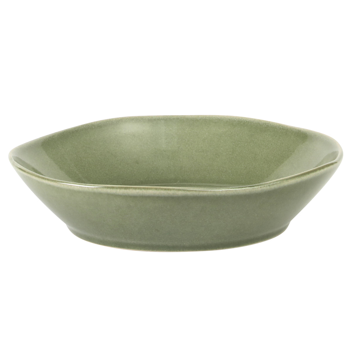 Montecito Breeze - 16-Piece Dinnerware Set for 4 - Reactive Glaze Stoneware - Cyprus Sage Green