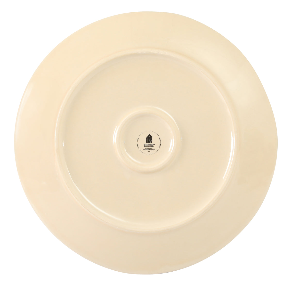 Montecito Breeze - 16-Piece Dinnerware Set for 4 - Reactive Glaze Stoneware - Marble Dawn Cream