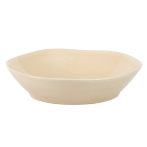 Montecito Breeze - 16-Piece Dinnerware Set for 4 - Reactive Glaze Stoneware - Marble Dawn Cream