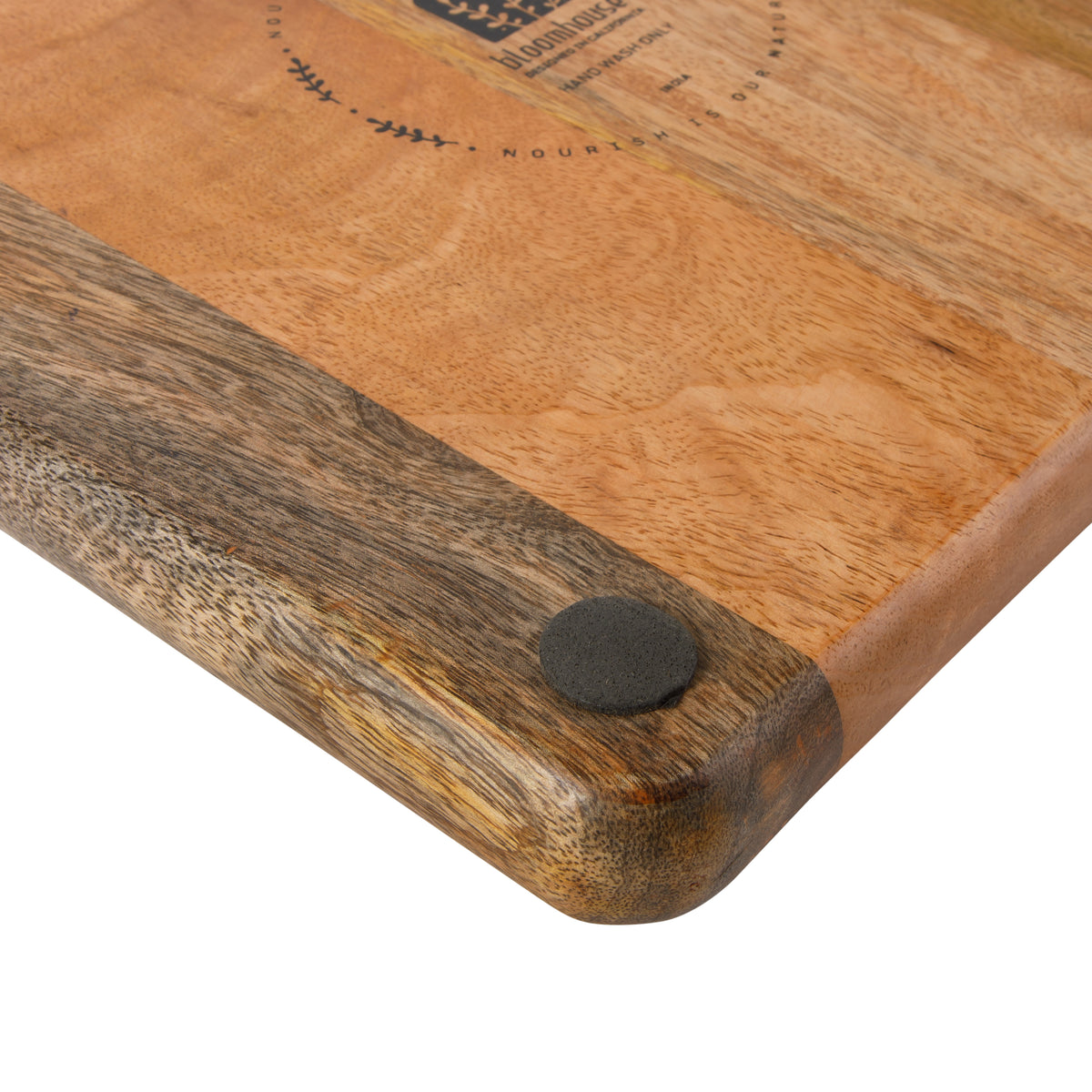 Square Charcuterie Board with Handle - Mango Wood