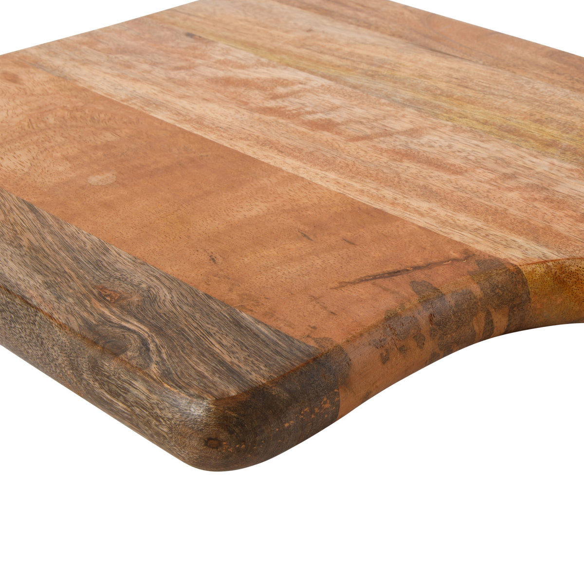 Square Charcuterie Board with Handle - Mango Wood