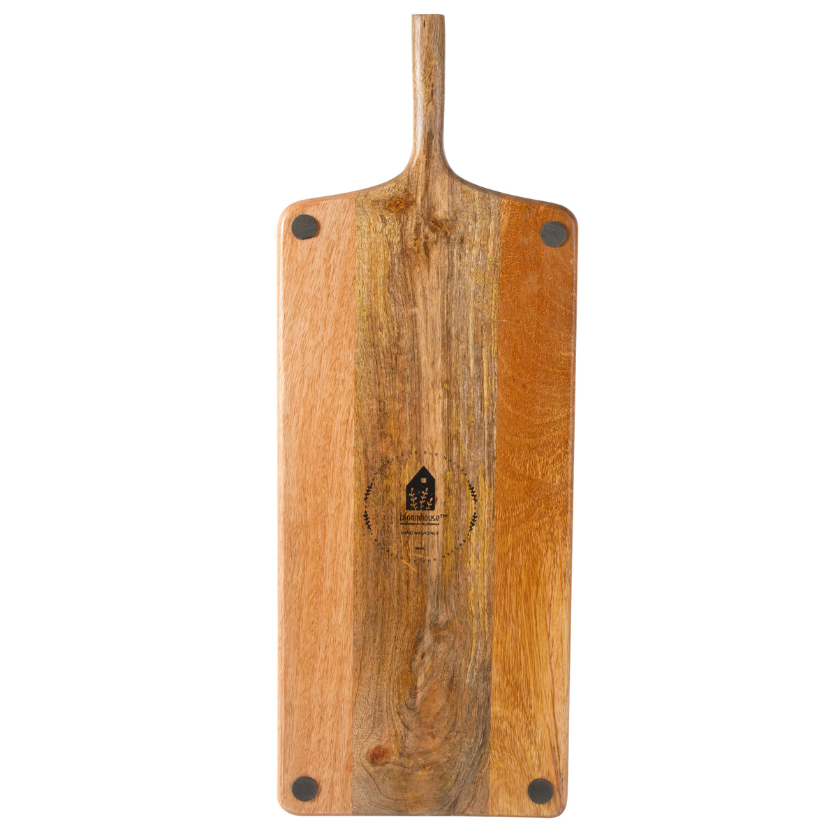 Rectangular Charcuterie Board with Handle - Mango Wood