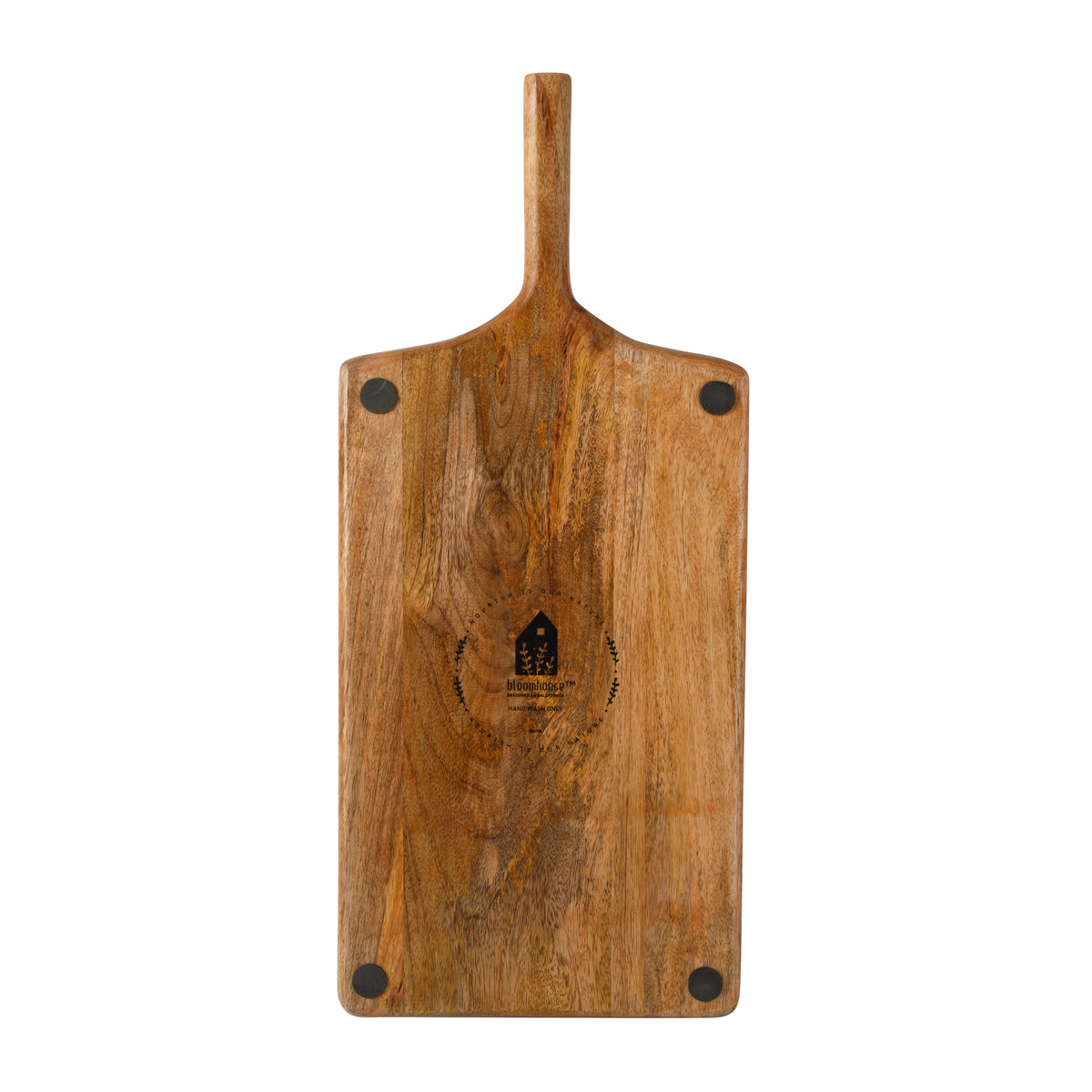 Rectangular Charcuterie Board with Handle - Mango Wood