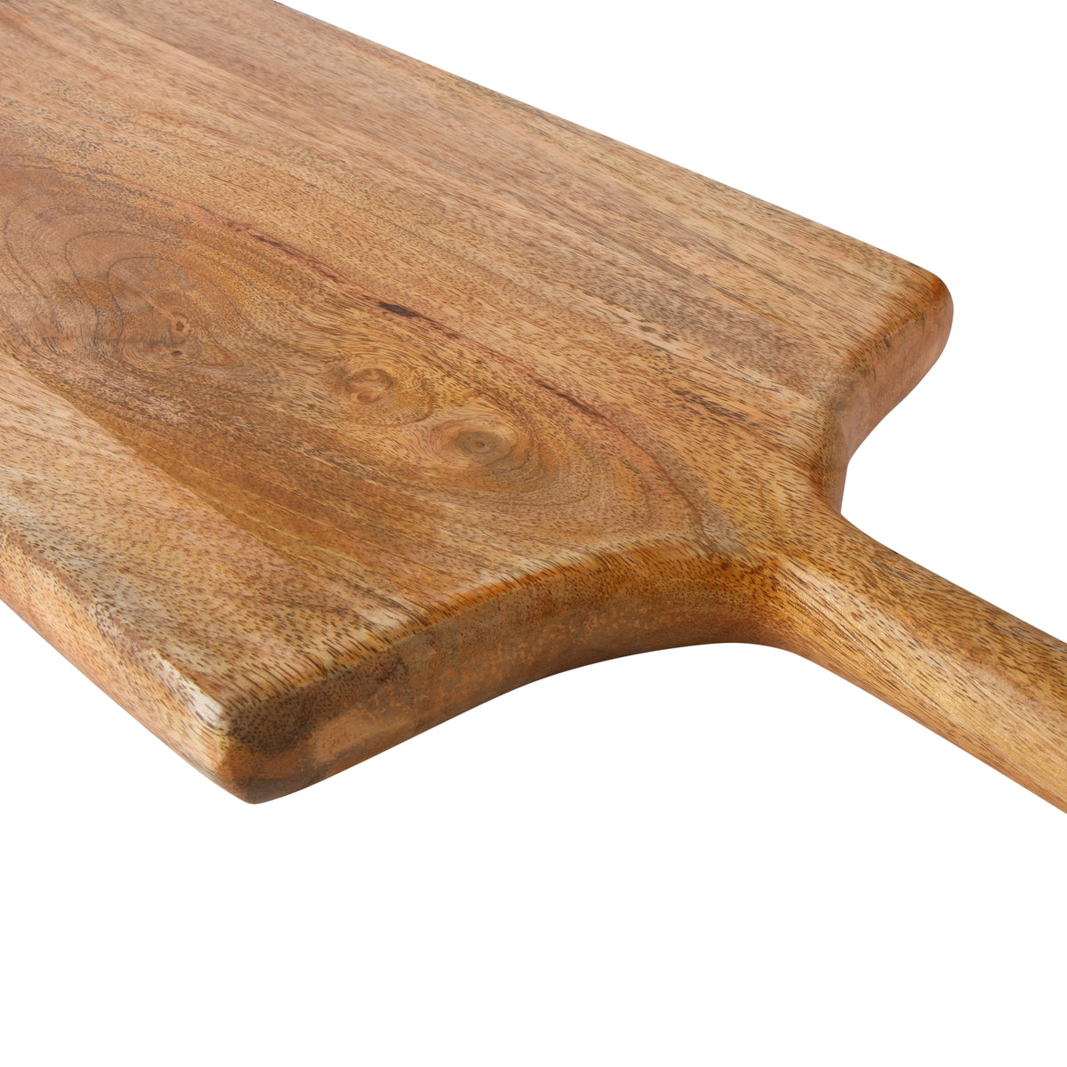 Rectangular Charcuterie Board with Handle - Mango Wood